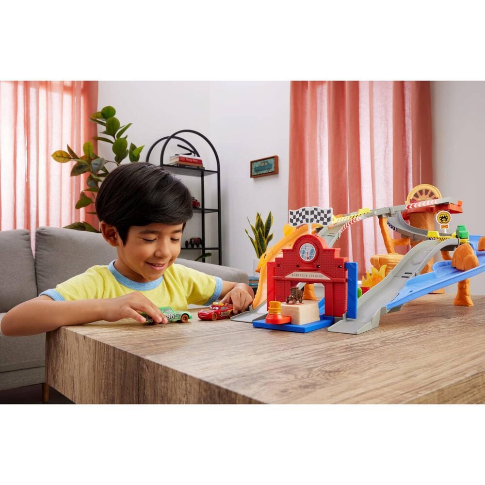 Disney Cars Radiator Springs Race and Rescue Playset in Multicolor, , large