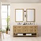 James Martin Vanities Breckenridge 72" Double Bathroom Vanity in Light Natural Oak with 3 cm Eternal Marfil Quartz Top and Rectangular Sinks, , large
