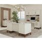 Wycliff Bay Pomono Double Pedestal Executive Desk in White, , large