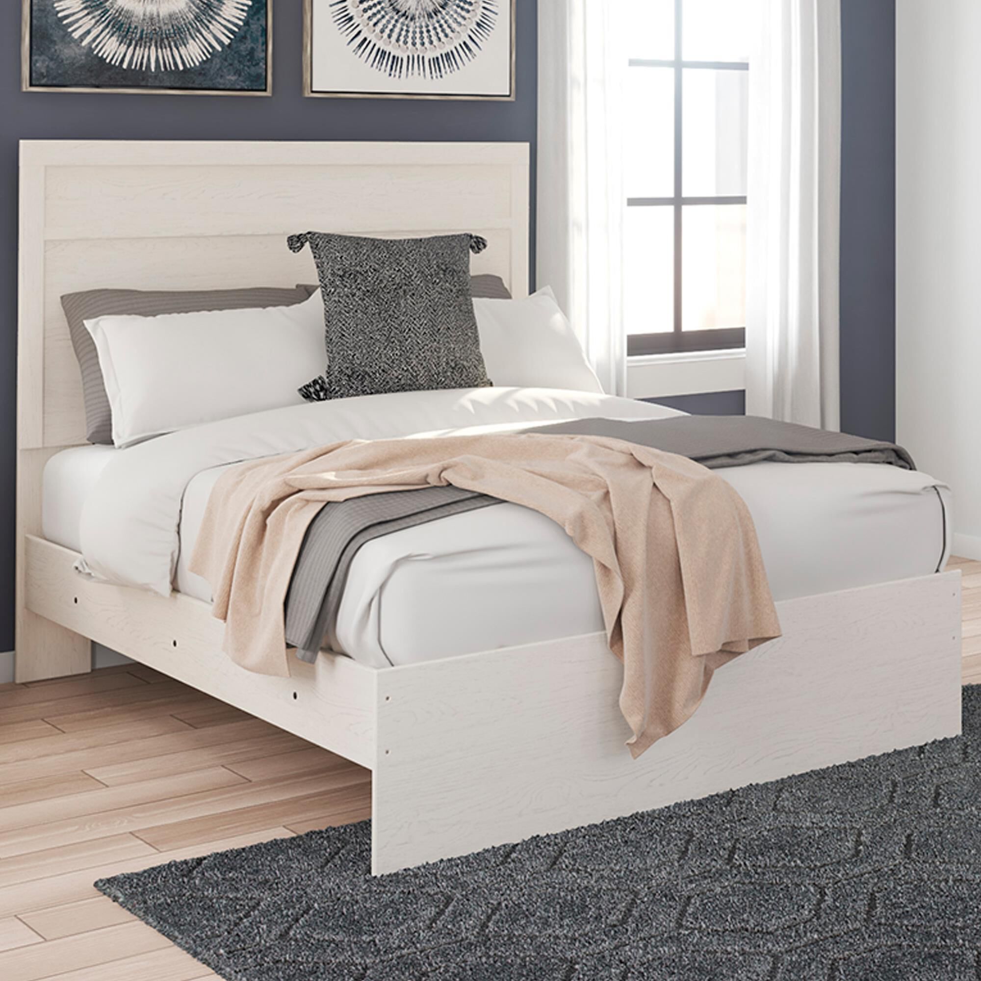 Ashley Stelsie B2588-55/B2588-86 Full Panel Bed in White | NFM