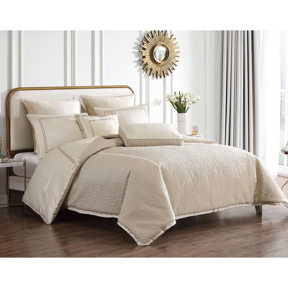 Hallmart Collectibles Radius 8-Piece King Comforter Set in Gold, , large