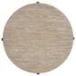 Ashley Dyonton Round Cocktail Table in Light Grayish Brown and Gunmetal, , large
