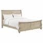 Belle Furnishings Rustic Traditions Queen Sleigh Bed in Saddle Tan, , large