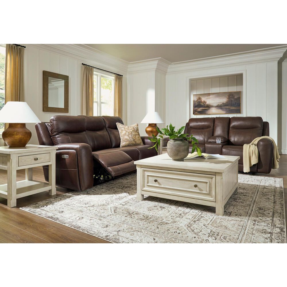 Ashley Gravier Power Reclining Sofa with Adjustable Headrest in Cordova, , large