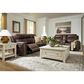 Ashley Gravier Power Reclining Sofa with Adjustable Headrest in Cordova, , large