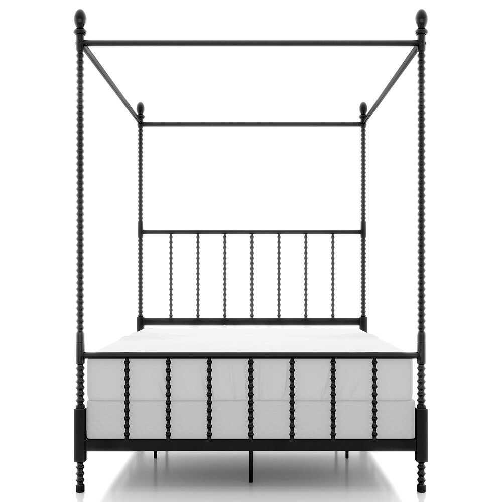 Furniture of America Elliot Full Canopy Bed in Black, , large