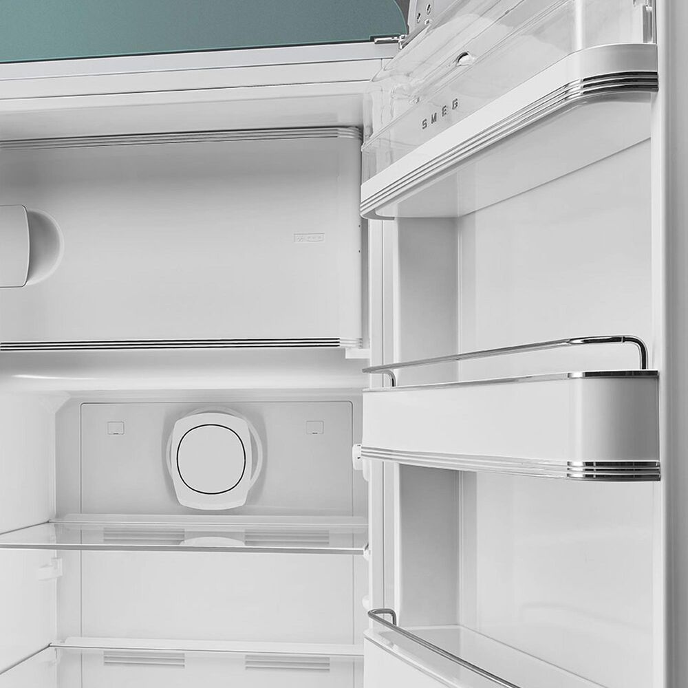 SMEG 9.53 Cu. Ft. Freestanding Compact Refrigerator with Right Handle in Emerald Green, , large