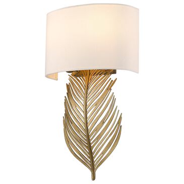 Golden Lighting Cay 2-Light Wall Sconce in Vintage Fired Gold, , large