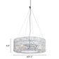 Zuo Modern Jena Ceiling Lamp in Chrome, , large