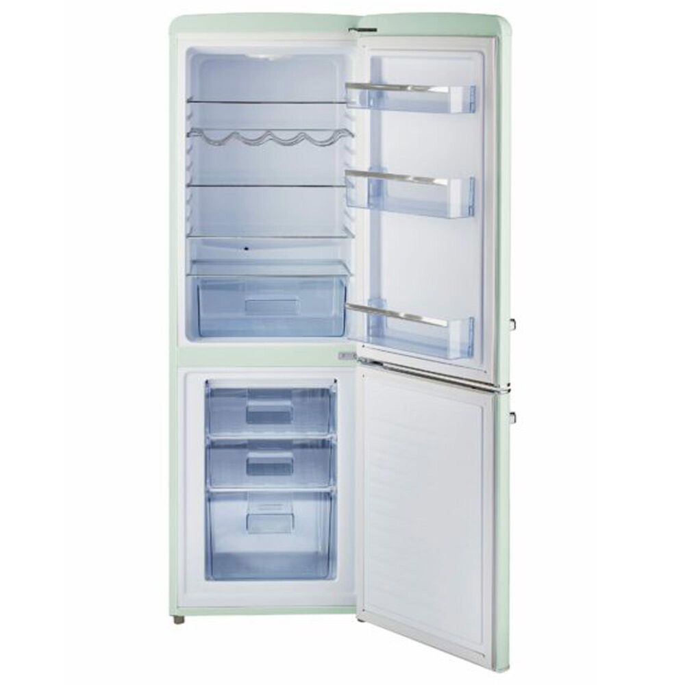 Unique Appliances Classic Retro 7 Cu. Ft. Bottom Freezer Refrigerator in Summer Mint Green, , large