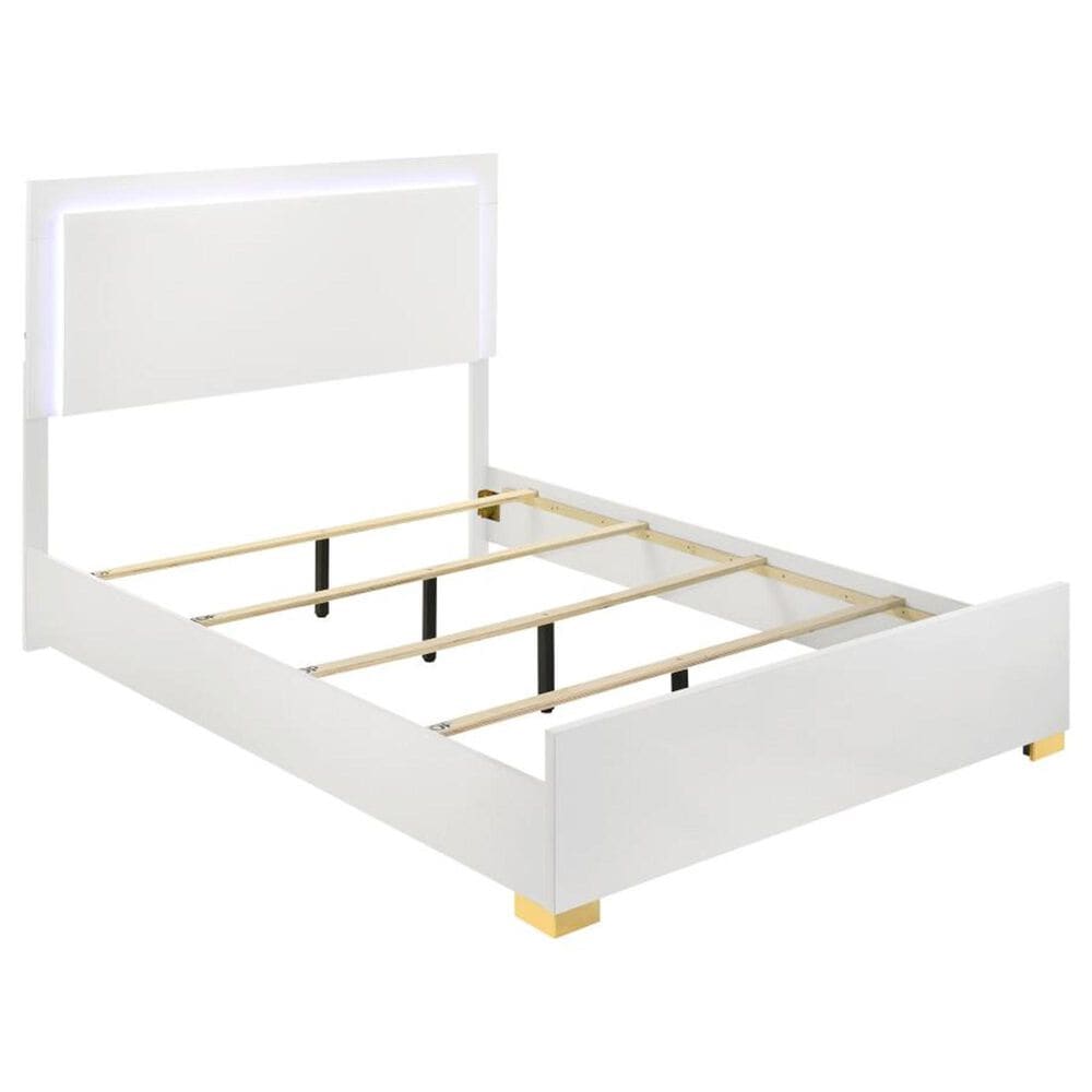 Pacific Landing Marceline 3-Piece King Bedroom Set in White, , large