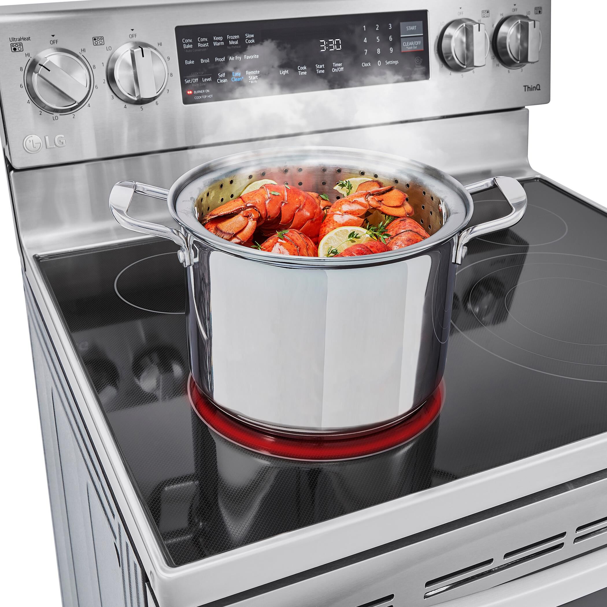 Lg smooth sales top electric range