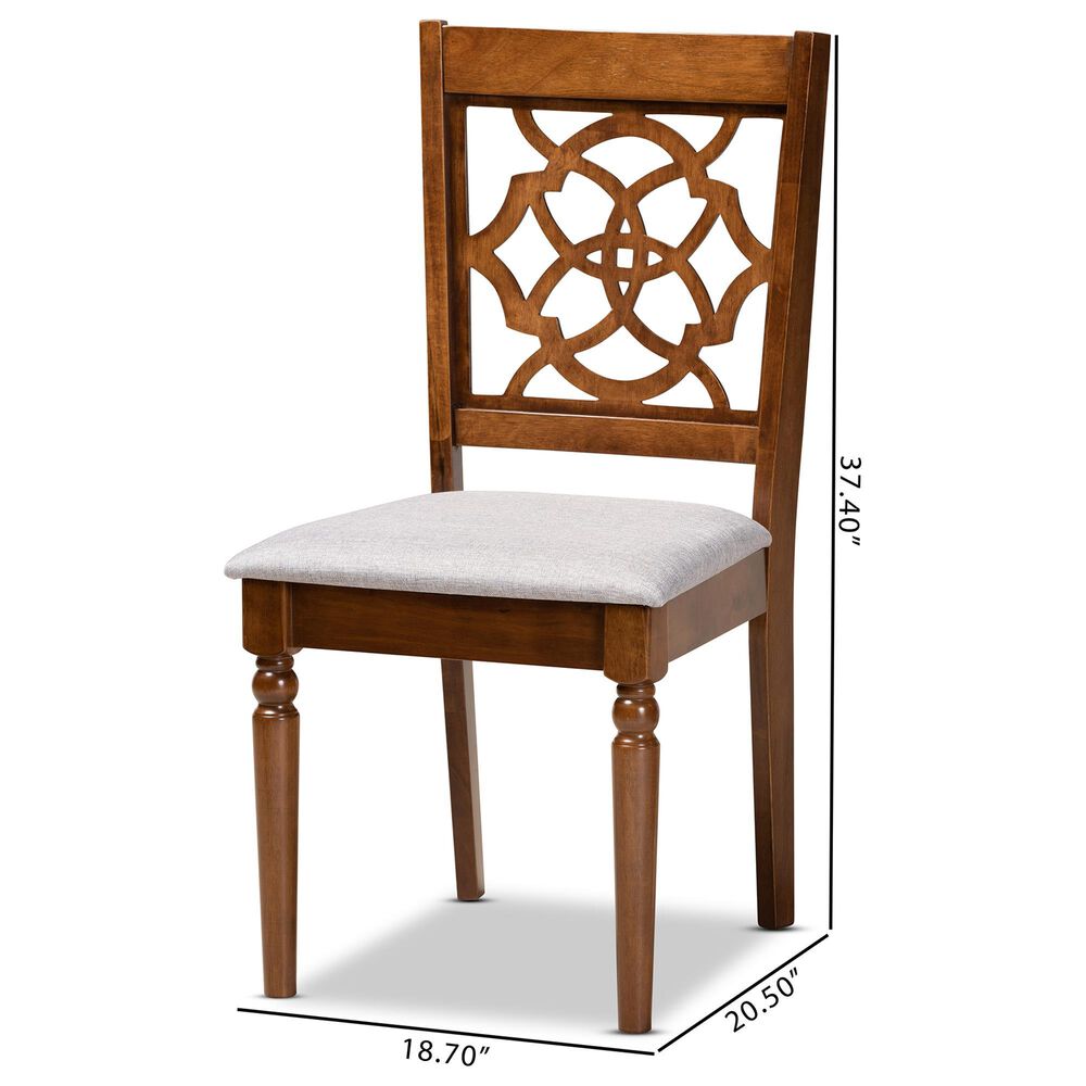 Baxton Studio Renaud Side Chair in Walnut Brown (Set of 2), , large