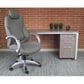 Regal Co. Executive Chair with Gray Cushion in Silver, , large