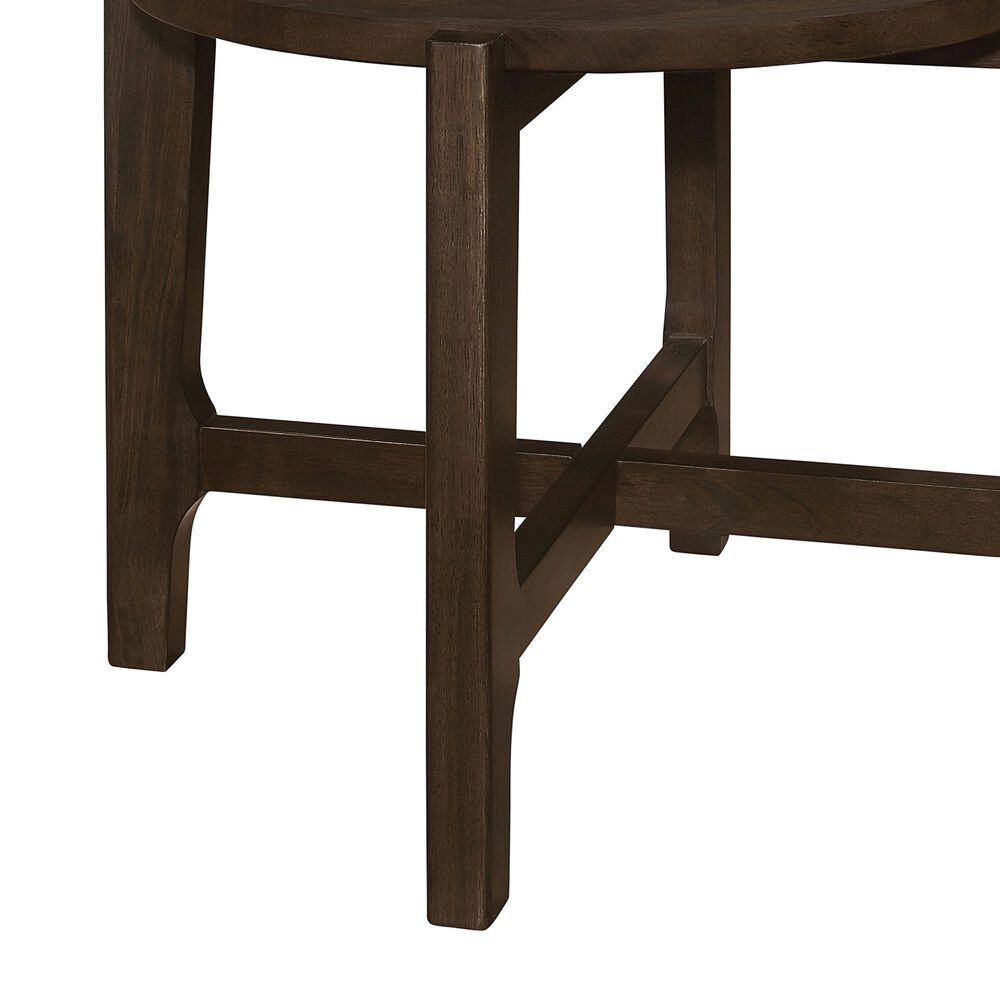 Pacific Landing Cota Round End Table in Dark Brown, , large