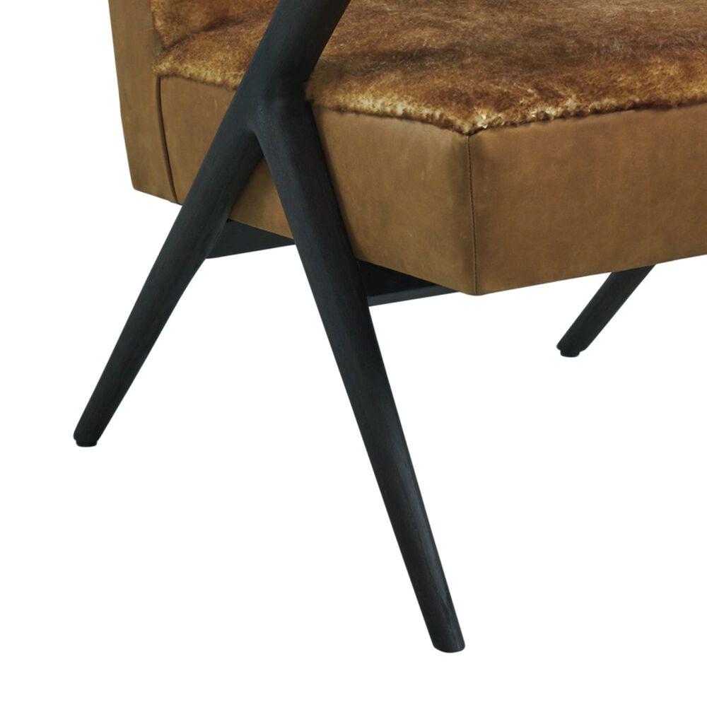 Lexington Furniture Zanzibar Tanzania Arm Chair in Saddle Brown, , large