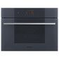 SMEG Linea 24" Single Combi-Microwave Electric Wall Oven in Neptune Grey, , large
