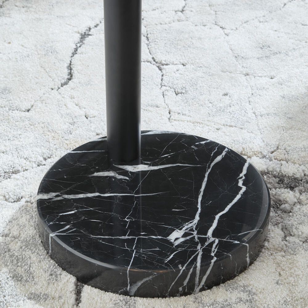 Ashley Gibbswellner Metal Arc Lamp in Black, , large