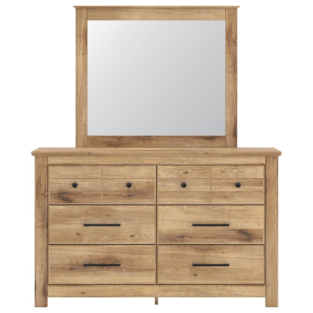 Ashley Makidern 4-Piece Queen Panel Bedroom Set in Natural Brown, , large