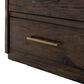 Fallridge Mezquite Solid Wood 6 Drawer Dresser and Mirror in Black natural Grain, , large