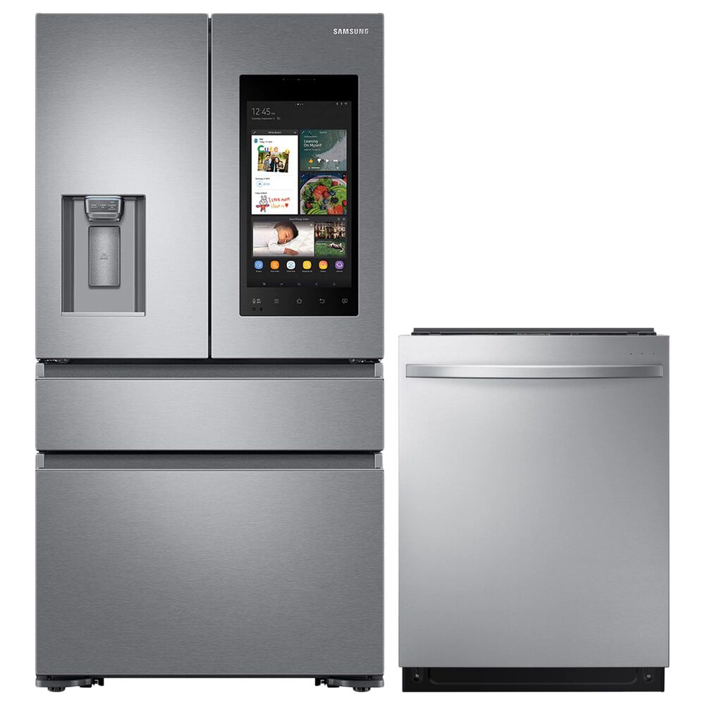 2-Piece Kitchen Package with 36" French Door Refrigerator in Stainless Steel, , large