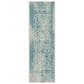 Safavieh Adirondack ADR109D 2"6" x 8" Ivory and Teal Runner, , large