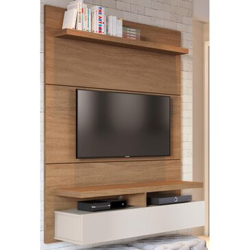 Dayton City 1.2 Wall Theater Entertainment Center in Maple Cream and Off White, , large