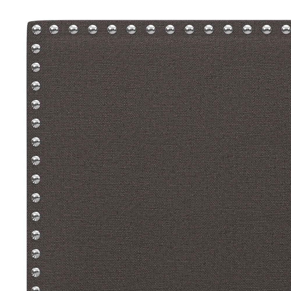 Richlands Furniture Willow Queen Upholstered Panel Bed in Charcoal, , large