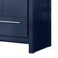 Lexora Home Lafarre 30" Single Bathroom Vanity in Navy Blue with 2 cm White Cultured Marble Top and Rectangular Sink, , large