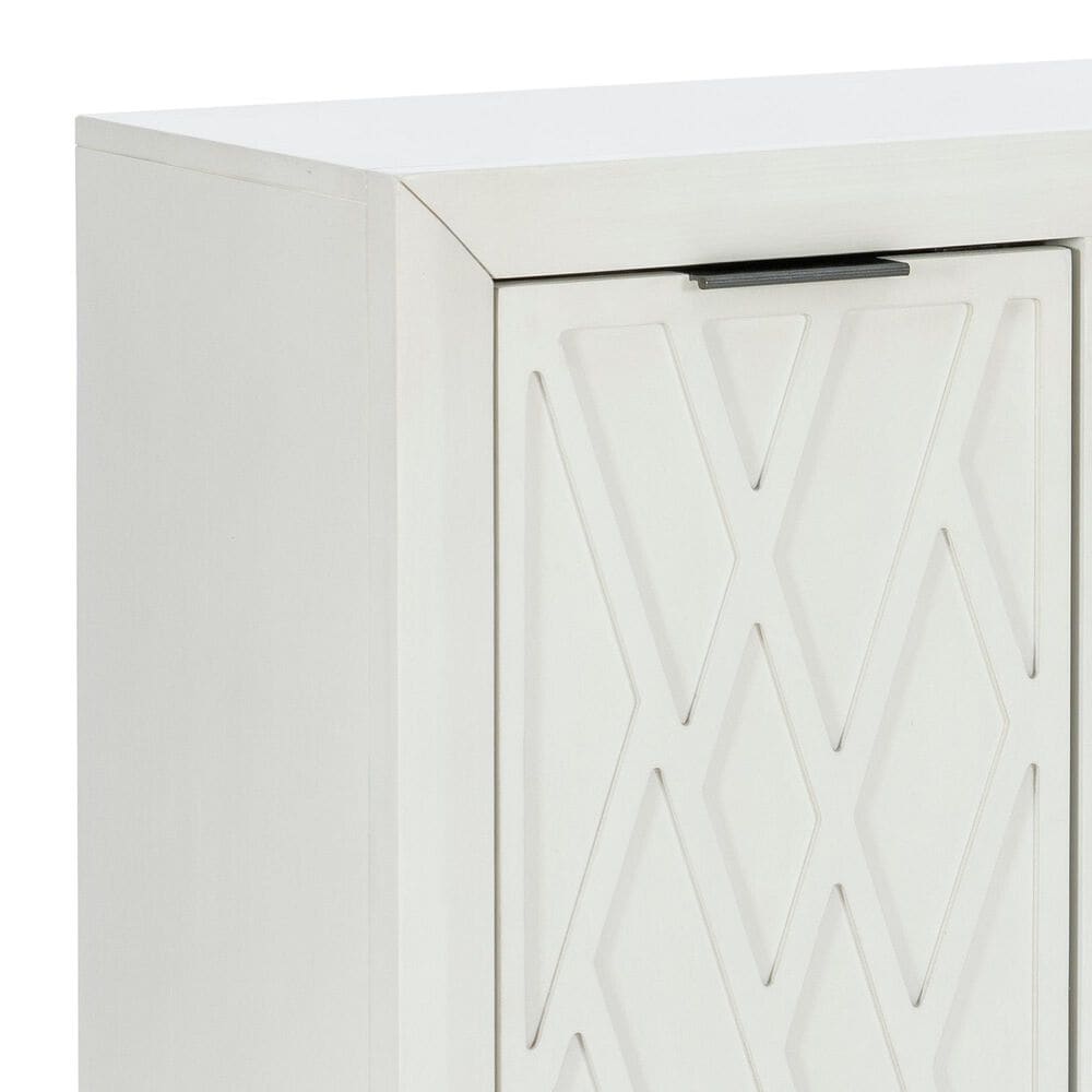 Linden Boulevard 3 Door Cabinet in White, , large