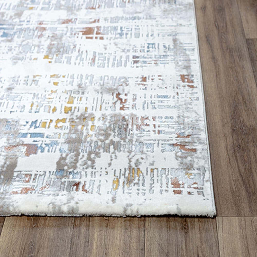 RIZZY Westchester WESWES862 5&#39;3&quot; x 7&#39;6&quot; Ivory and Multicolor Area Rug, , large