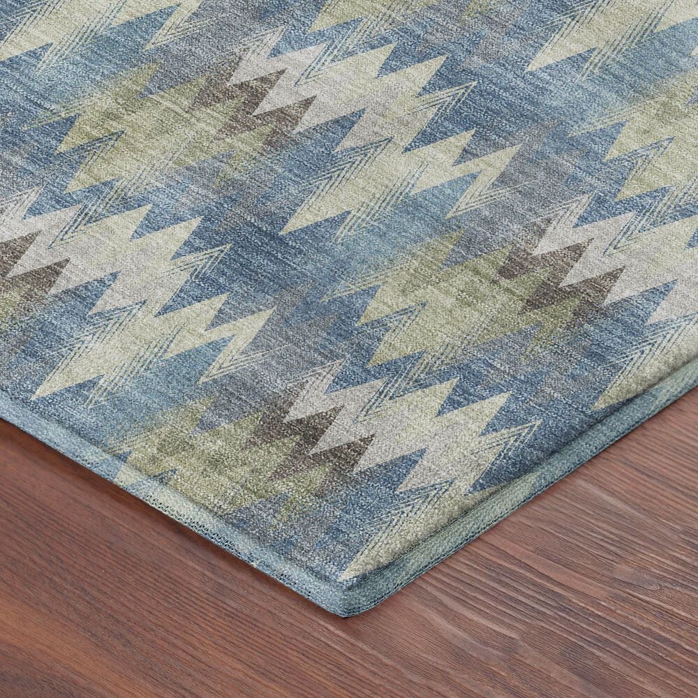 Dalyn Rug Company Soft Essentials Blue 2'3" x 7'6" Runner, , large