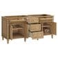 James Martin Vanities Lorelai 72" Double Vanity in Light Natural Oak with 3 cm White Zeus Quartz Top, , large