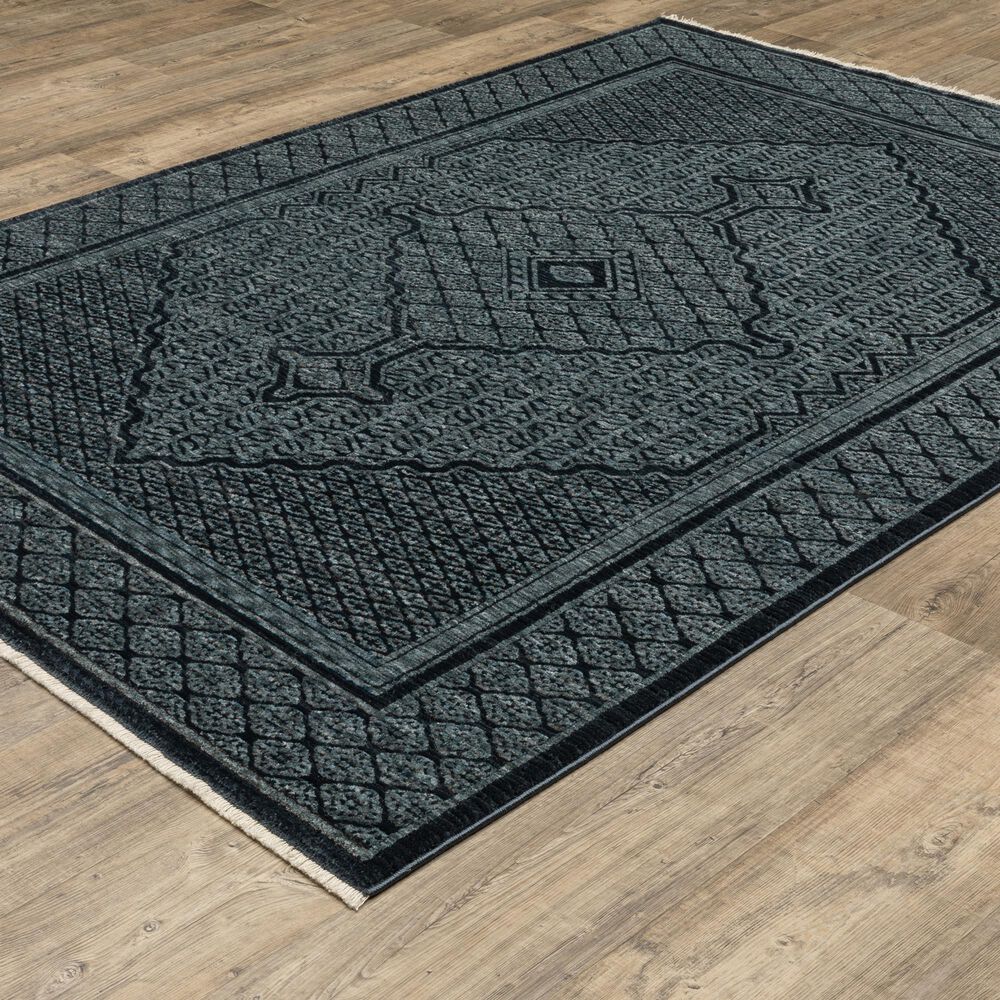 Oriental Weavers Capella Oriental Blue 5&#39;3&quot; x 7&#39;6&quot; Area Rug, , large