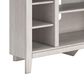 Ashley Dorrinson 48" Corner TV Stand in Antiqued White and Gray, , large