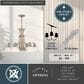 Vaxcel Standford 6-Light Chandelier in Antique Brass, , large