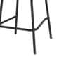 Hearth and Haven Outdoor Rattan Armless Barstool in Dark Brown (Set of 2), , large