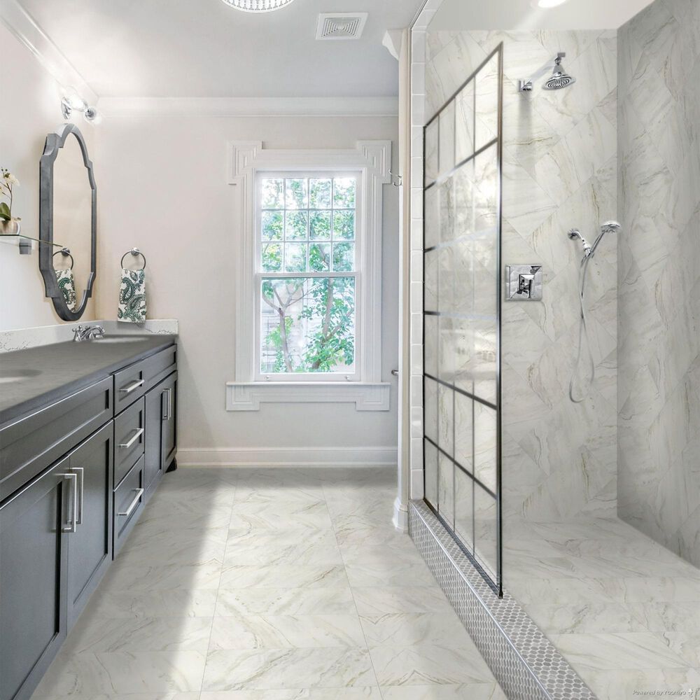 Dal-Tile Famed Iconic 12&quot; x 24&quot; Polished Porcelain Tile, , large