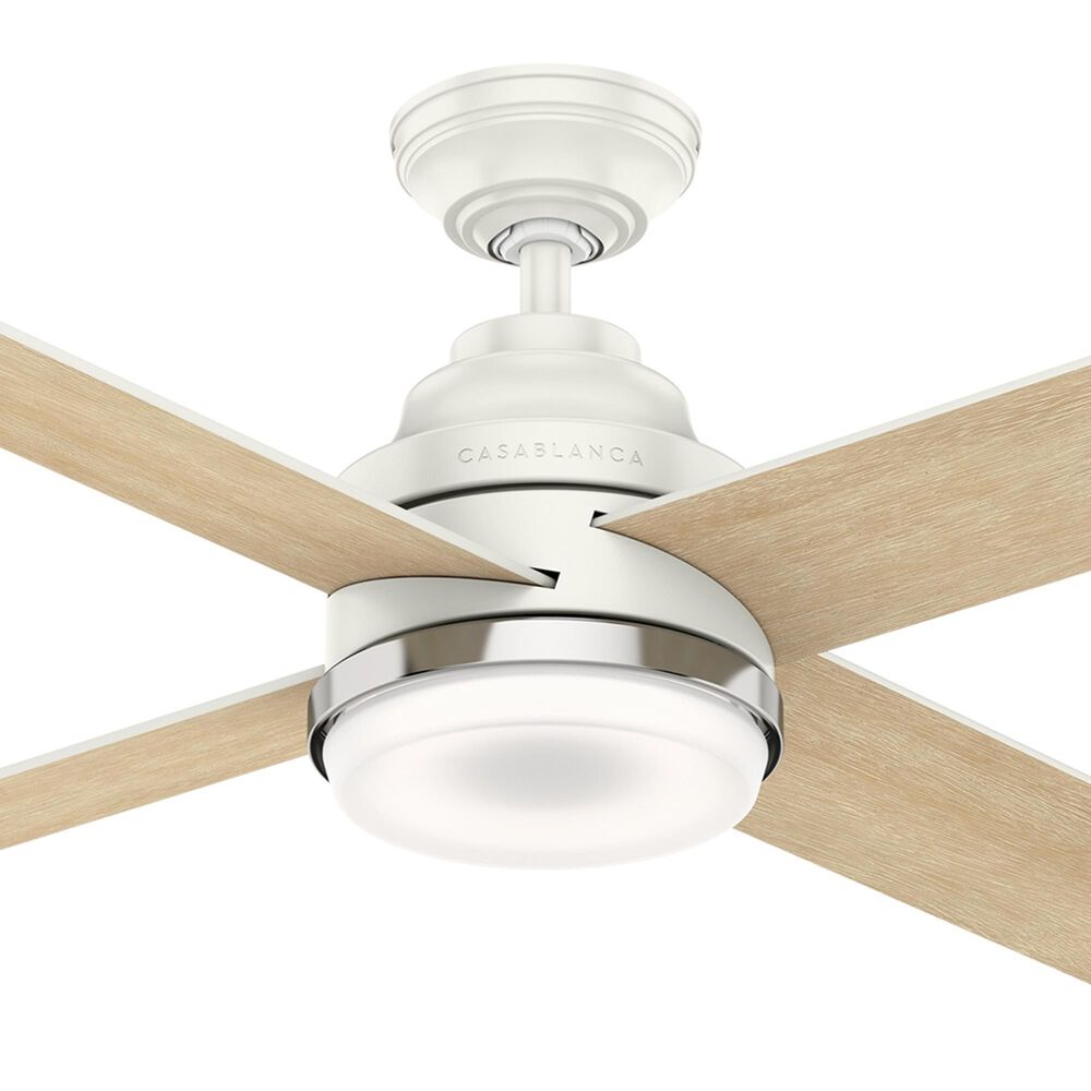 Hunter Daphne 54&quot; Ceiling Fan with LED Light in Fresh White, , large