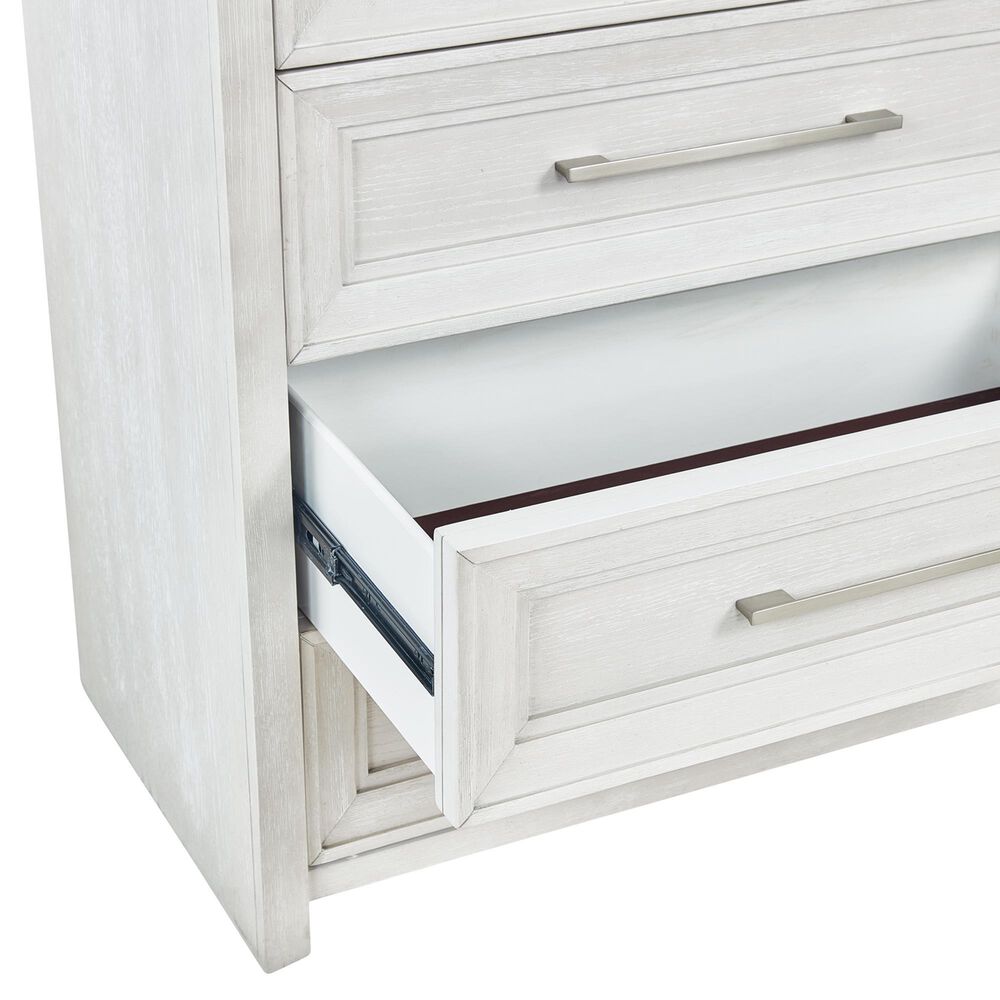 Sasha Lee 8-Drawer Dresser and Mirror in Brushed White, , large