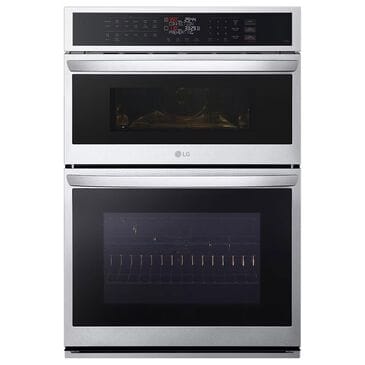 LG 6.4 cu. ft. Smart Combi Wall Oven with Fan Convection, Air Fry, PrintProof?® Stainless Steel, , large