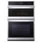 LG 6.4 cu. ft. Smart Combi Wall Oven with Fan Convection, Air Fry, PrintProof? Stainless Steel, , large