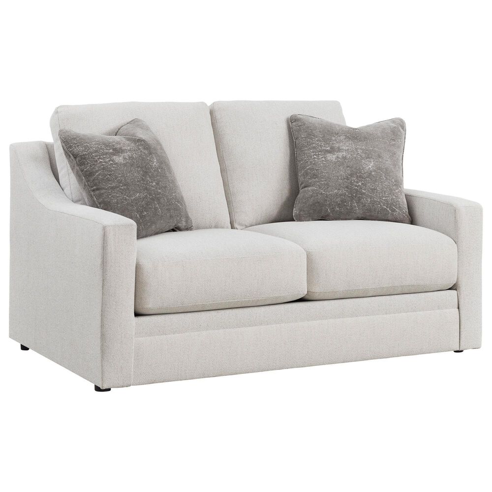 Ashley Maitelynn Stationary Loveseat in Chalk, , large