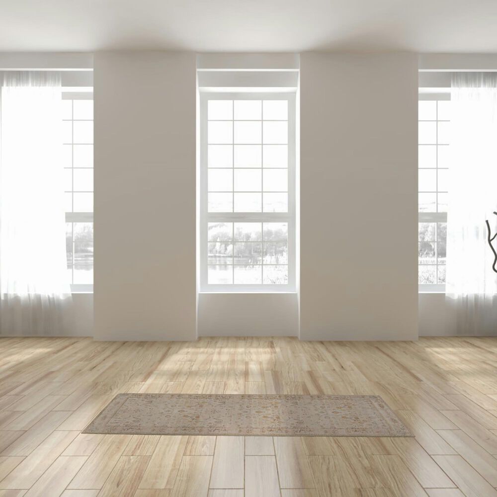 Jaipur Kindred Pastel Parchment and Oak Buff 2&#39;6&quot; x 7&#39;6&quot; Runner, , large
