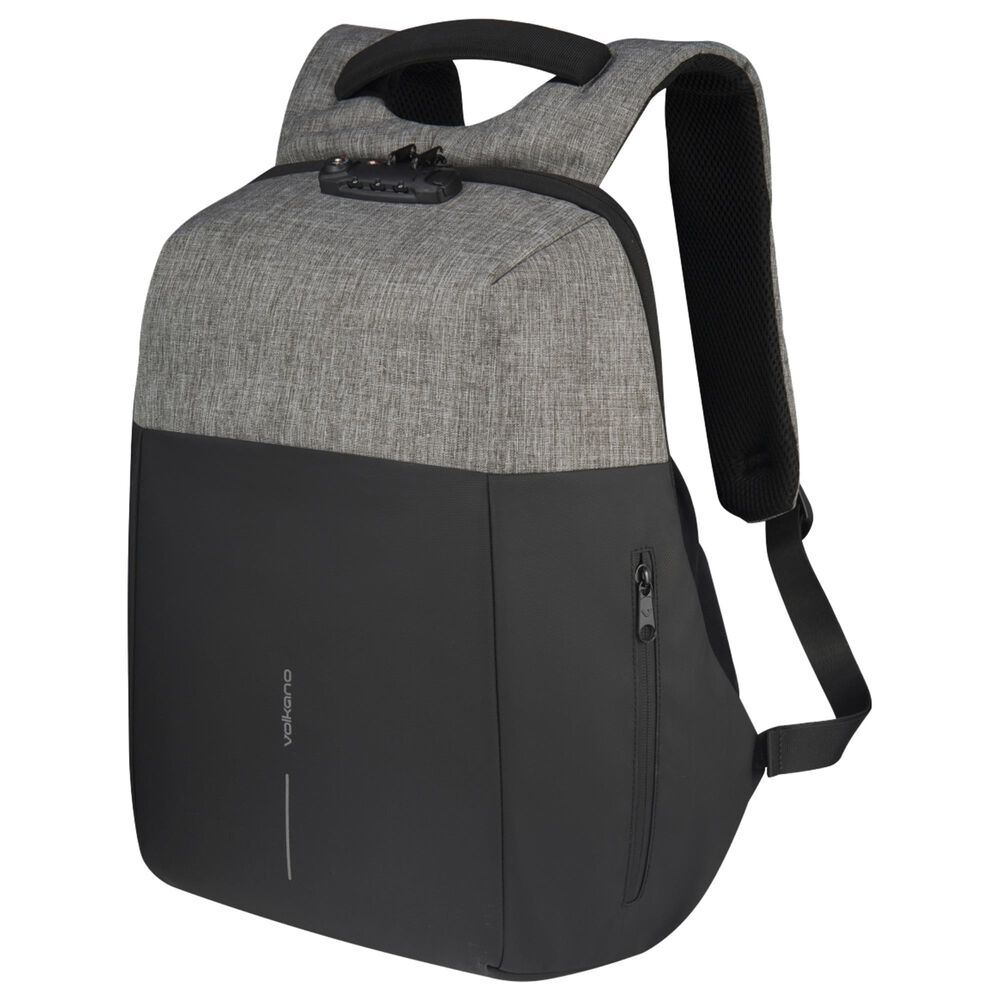 Volkano Smart Deux 15.6" Laptop Backpack in Grey and Black, , large
