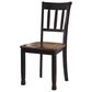 Ashley Owingsville 7-Piece Dining Set in Black and Brown, , large