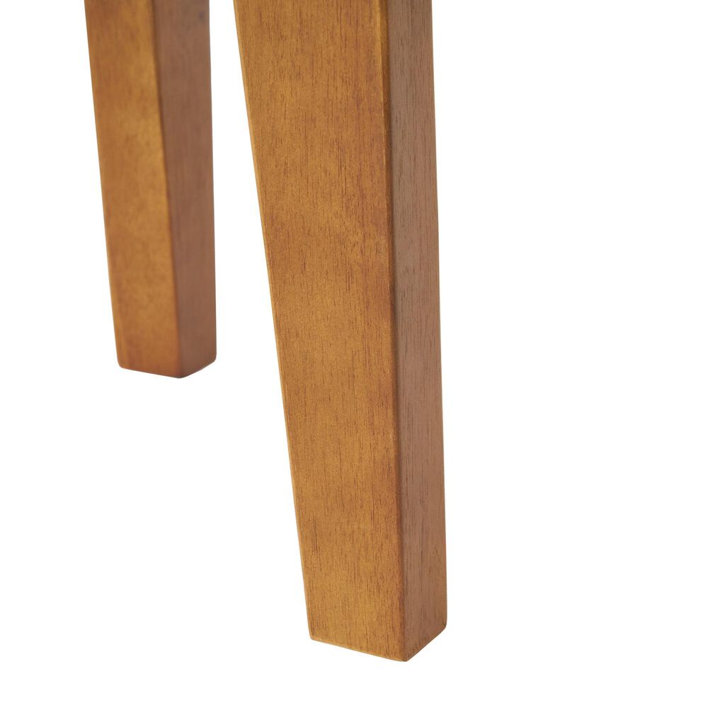 Hearth and Haven Acacia Wood Patio Side Table in Teak, , large