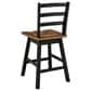 Ashley Wildenauer Swivel Counter Stool in Brown and Black, , large