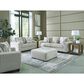 Albany Furniture Nestle Stationary Sofa and Loveseat Set in Buff, , large