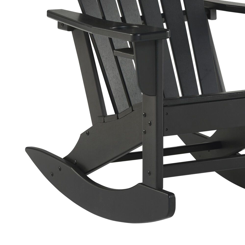 Ashley Sundown Treasure Outdoor Rocking Chair in Black, , large
